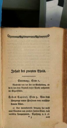 Ueber den Umgang mit Menschen : In drey Theilen, Zweyter Theil