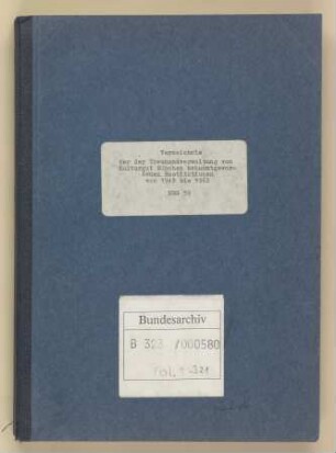 "Verzeichnis der der Treuhandverwaltung bekannt gewordenen Restitutionen von 1945 bis 1962": Einzelrestitutionen nach dem Gesetz der Militärregierung MRG 59