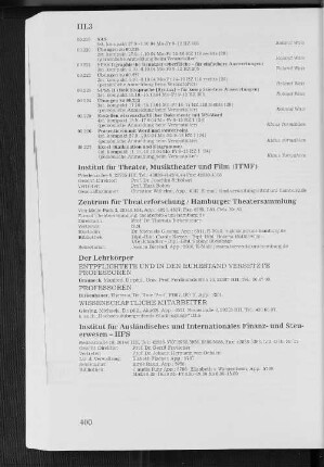 Institut für Ausländisches und Internationales Finanz- und Steuerwesen - IIFS