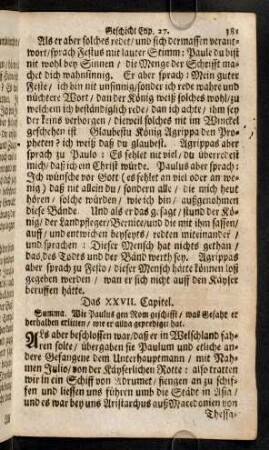 381-388, Das XXVII. - XXVIII. Capitel