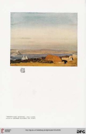 66: Mr. Clausen's work in water-colour