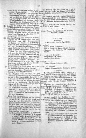 Tages-Ordnung, 23. April 1913