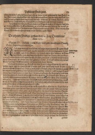 De zehende Predigt/ gethan den 14. Tag Decembris/ Anno 1575.