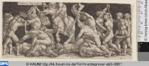 Hector gegen die Griechen kämpfend