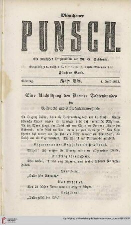 Nro. 28 (4. Juli 1852)