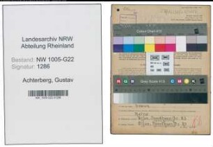 Entnazifizierung Gustav Achterberg , geb. 05.08.1895 (Baecker)