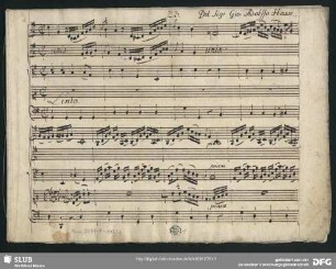 Arminio. Excerpts - Mus.2477-F-110,23 : S, orch, bc