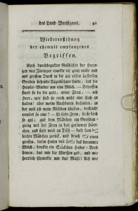 Wiedererstehung der ehemals empfangenen Begriffen.