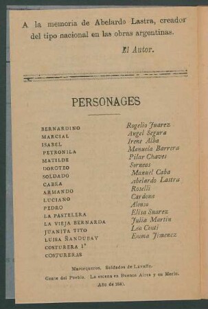 Personages