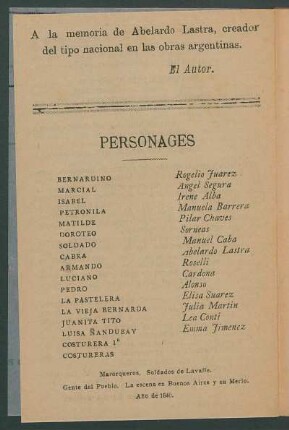 Personages