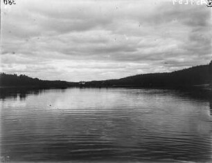 Lule älv : Blick über den Fluss Lule älv nahe Edefors.