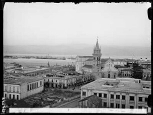 Messina. Blick auf Dom und Hafen