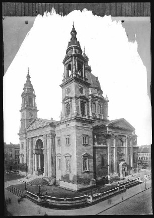 Budapest. Basilika St. Stephan (1851/1905) : Budapest. Sankt-Stephans-Basilika (Baubeginn 1851; József Hild, Fortführung Miklós Ybl, Vollendung 1905; József Kauser, Skulpturen von Leo Feßler)