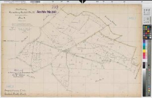 Langenholthausen (Balve), Blintrop (Neuenrade), Umlegung Langenholthausen-Blintrup, Bl.12 Urkarte I Garbeck Flur 4