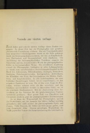 Vorrede zur vierten Auflage.