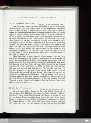 79. [An Schwester Charlotte.]