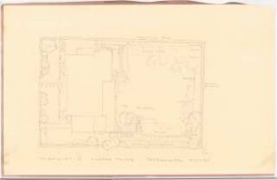 Garten Troye, Berlin-Westend: Lageplan mit Gartenplan 1:100, Vorentwurf 2