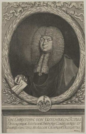 Bildnis des Joh. Christoph von Uffenbach