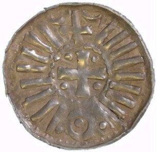 Münze, Sachsenpfennig, ca. 1000