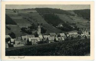 Geising. Blick auf Geising
