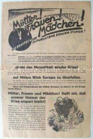 Illustrierter Sonderdruck der Deutschen sozialdemokratischen Arbeiterpartei zur Parlamentswahl in der Tschechoslowakei 1935
