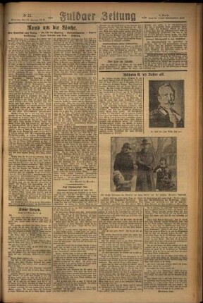 Dritte Ausgabe vom Sonntag, den 27. Januar 1929.