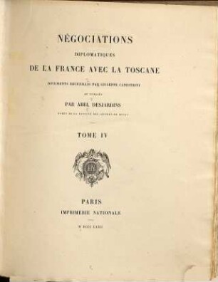 Négociations diplomatiques de la France avec la Toscane, 4