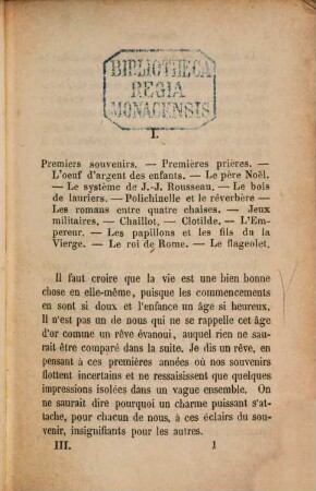 Histoire de ma vie, 3