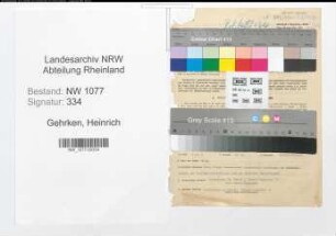 Entnazifizierung Heinrich Gehrken , geb. 08.06.1905 (Polizist)