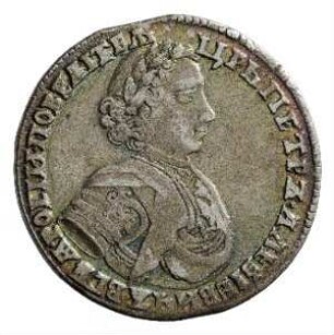 Münze, 50 Kopeken, 1/2 Rubel, 1706