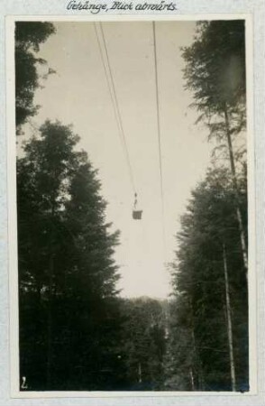 Foto eines Seilbahngehänges am Hartmannsweilerkopf