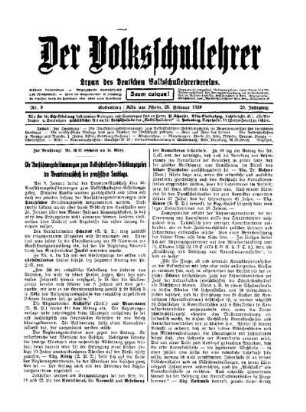 Die Ausführungsbestimmungen zum Volksschullehrer-Besoldungsgesetz im Beamtenausschuß des preußischen Landtags