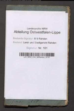 Erblasser: Aukamp gt. Rosenbohm, Christine Ilsabein: