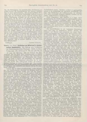 693-695 [Rezension] Scholz, Heinrich, Christentum und Wissenschaft in Schleiermachers Glaubenslehre