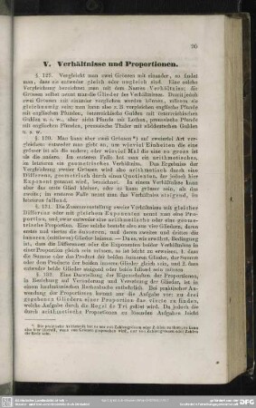 V. Verhältnisse und Proportionen