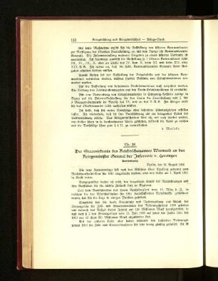 Nr. 38. Der Staatssekretär des Reichsschatzamtes Wermuth an den Kriegsminister General der Infanterie v. Heeringen