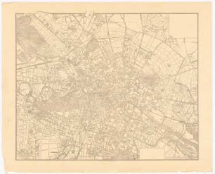 Stadtplan von Berlin 1902: Stadtplan 1:14500