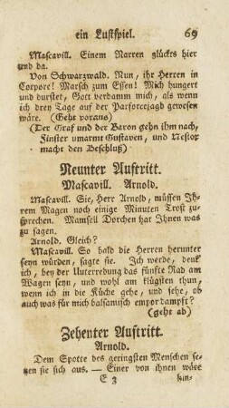Zehenter Auftritt