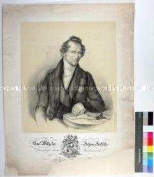 Porträt des sächsischen Staatsministers Karl Wilhelm Freiherr von Fritsch