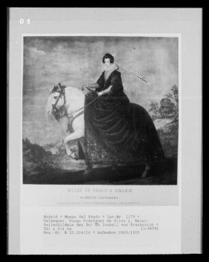Reiterbildnis der Doña Isabella von Frankreich