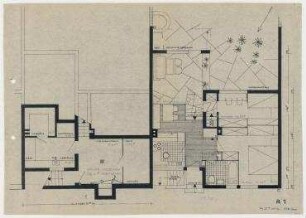 Einfamilien-Reihenhaus, 1-geschossig (nicht realisiert) – 3-Bett-Wohnung, 4-Bett-Wohnung: Grundriss
