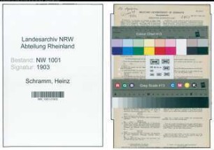 Entnazifizierung Heinz Schramm, geb. 09.05.1921 (Arbeiter)