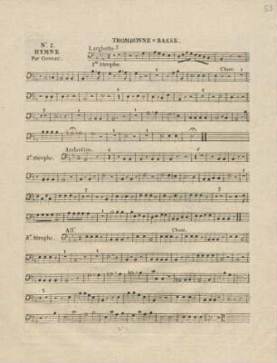 No. 2 Hymne. Par Gossec.