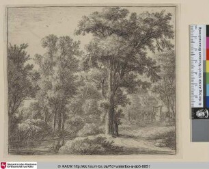 [Tor am Waldesrand; The entry to the wood]