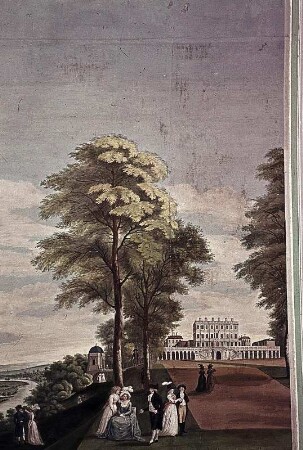Landschaft mit Schloß
