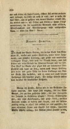 Neunte Homilie
