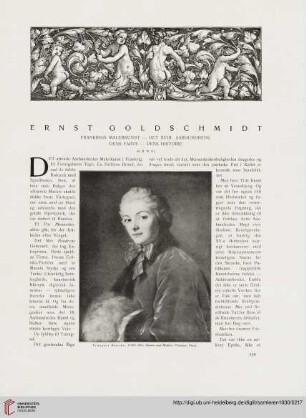 Ernst Goldschmidt : Frankrigs malerkunst - det XVIII. aarhundrede dens farve - dens historie
