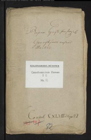 Beerbte der Allager, Sieringer, Körbecker, Delecker und Günner Mark ./. Forstfiskus betr. Gerechtsame in diesen Möhnemarken (Handakten des Geh. Rats Arndts)
