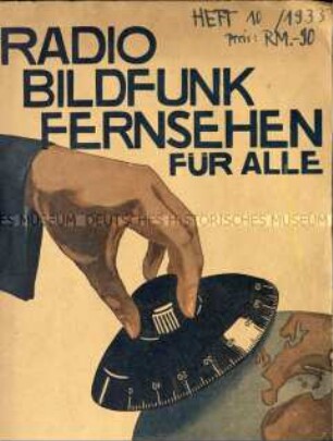 Zeitschrift für Rundfunk und Bildfunk. 12 Jahrgang 1933