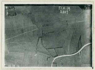 Foto des Geländes zwischen Hennemont und Ville-en-Woëvre (Luftbild)